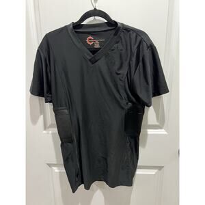 ConcealmentClothes Men’s Crew Neck Undercover- Concealed Carry Holster XL Shirt